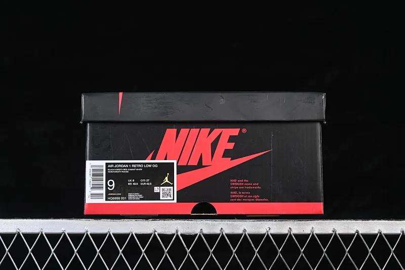All categories Air Jordan Jordan series basketball shoes Air Jordan 1 Low Air Jordan 1 Low OG "Banned" AJ1 Joe 1 banned XX low-top cultural and casual sneakers HQ6998-001